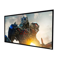 Écran de projection à cadre fixe de haute qualité / Écran de projection de films intérieur/extérieur