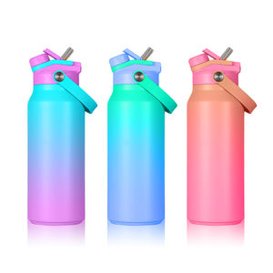 ขวดน้ำเก็บความร้อนสแตนเลส2-in-1ผนังสองชั้นพร้อมฝาปิดปากกว้างโรงเรียนกลางแจ้งทัวร์ขายส่ง - Product Image 6