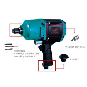 <span class=keywords><strong>Pistola</strong></span> <span class=keywords><strong>de</strong></span> <span class=keywords><strong>impacto</strong></span> <span class=keywords><strong>de</strong></span> compresa <span class=keywords><strong>de</strong></span> <span class=keywords><strong>aire</strong></span>, 3/4 pulgadas, 1400Nm, llave neumática - Product Image 2