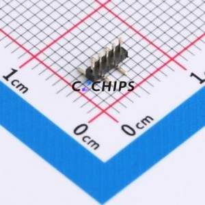 PZ1.0-UL2D-5A Pin Header SMD,P=1mm Connector ( Pin Structure: 1x5P )( Pitch: 1mm )( Round Pin / Square Pin: Pin Header ) - Product Image 1