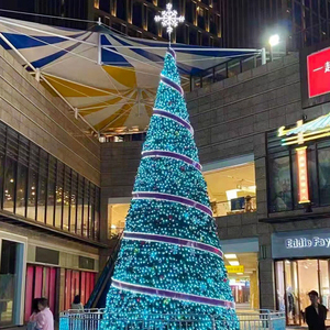 Vente chaude Multi-Designs 3m 5m 10m 15m 20m 30m Led Arbre de Noël géant intelligent avec lumières RVB - Product Image 2