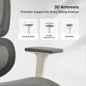 Ghế văn phòng cao cấp, điều chỉnh độ cao, dành cho giám đốc, thiết kế công thái học, xoay được, có tựa đầu - Product Image 3