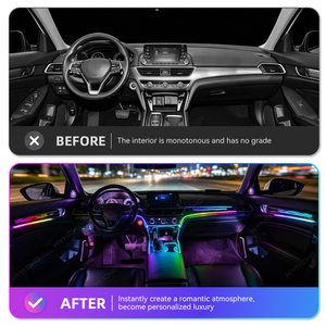 ไฟตกแต่งภายในรถยนต์ KYNCHO สำหรับ Honda Accord ปี <span class=keywords><strong>2018</strong></span>-2022 แบบ LED Symphony  ไฟไดโอดตกแต่งภายในรถยนต์ Symphony ระบบไฟ Ambient Lighting - Product Image 4