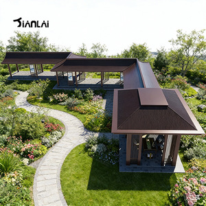 Ingeniería municipal, bienes raíces, pérgolas de jardín, pasillos cubiertos, pabellones de paisajismo, cenadores, pasillos exteriores - Product Image 3