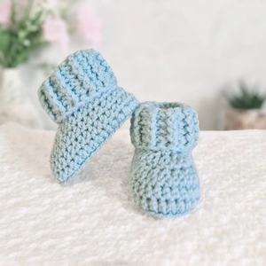 Chaussures en coton <span class=keywords><strong>tricot</strong></span>ées à la main unisexes de haute qualité pour garçons et filles, <span class=keywords><strong>bottes</strong></span> pour bébés nouveau-nés automne et hiver, 0-3-6 mois - Product Image 5