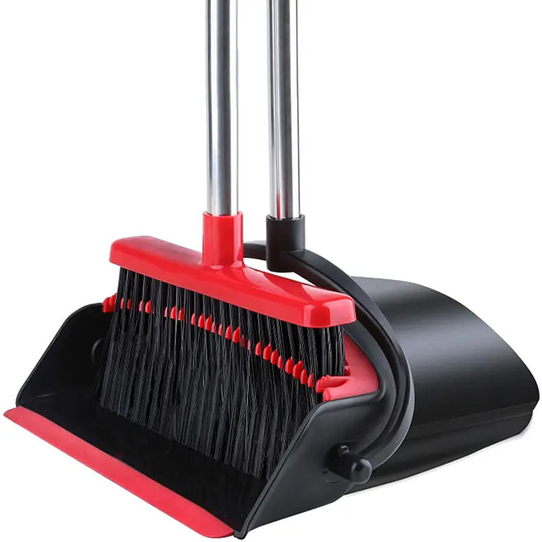 Top Seller Long handle broom and dustpan set comb dustpan for Home Room Kitchen Dustpan with Broom