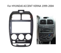 Kit de Radio para Coche, Marco de Radio para Hyundai Accent Verna 1999, Reproductor de DVD para Coche, Soporte para Consola Central, Embellecedor de Salpicadero, Bisel, Placa Frontal