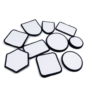 Wholesale Sublimation Blank Patches Custom Heat Transfer Sublimation Patches Iron on Patches Blank