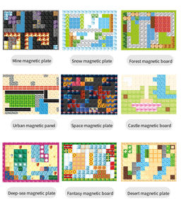 Bloques de Construcción Magnéticos de Hielo y Nieve, 100 Piezas, Cubos Coloridos, para Niños de 4 a 6 Años, Certificado EN71 - Product Image 2