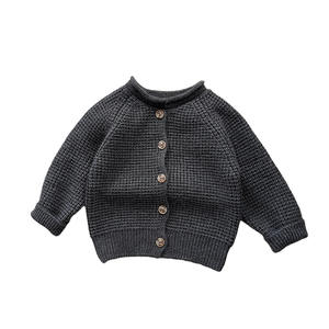 Ensemble <span class=keywords><strong>cardigan</strong></span> et pantalon en acrylique tricoté pour bébé et tout-petit, couleur unie, élégant, polyvalent, pour garçon - Product Image 5