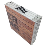 Usine directement Vente Petit QUANTITÉ MINIMALE DE COMMANDE Offre Spéciale parti Faveur Officielle 8FT Pliante EN ALUMINIUM Bière Pong Tables de Jeu