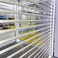 Porte enroulable transparente en polycarbonate, plaque PC, volet intérieur/extérieur, porte commerciale pour magasin, garage, devanture de commerce