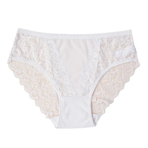 Slip da Donna in Pizzo Romantico Francese, <span class=keywords><strong>Sexy</strong></span>, Premium, Morbidi, Traspiranti, Comodi, Modellanti, a Vita Media, Senza Cuciture, a Triangolo - Product Image 6