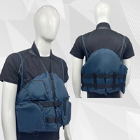 Gilet de sauvetage de pêche pour la natation, la voile, la navigation de plaisance, le kayak, gilet flottant multifonction respirant, gilet de sauvetage de pêche PFD pour adulte