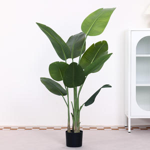 Grande décoration végétale L-013 pour salon de style nordique-Plante en pot de <span class=keywords><strong>banane</strong></span> réaliste pour voyageur-Verdure réaliste - Product Image 2