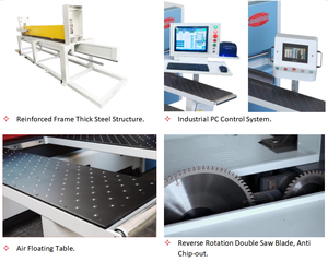 Machine <span class=keywords><strong>de</strong></span> découpe <span class=keywords><strong>de</strong></span> panneaux automatisée, <span class=keywords><strong>scie</strong></span> à panneaux électronique CNC, fabriquée par un fabricant <span class=keywords><strong>de</strong></span> scies électriques en Chine - Product Image 2