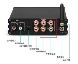 Mini amplificateur de puissance 3 canaux 50WX2 100W HiFi stéréo classe D pour basses et aigus, idéal pour home cinéma et haut-parleurs SUB - Product Image 6