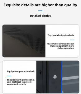 Saipwell, fabricant professionnel de systèmes de centres de données, rack de serveur en acier laminé à froid 9U, armoire métallique - Product Image 2