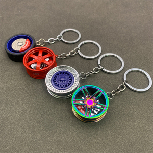 Llaveros de Coche de Aleación de Zinc <span class=keywords><strong>con</strong></span> Diseño Vintage de Dibujos Animados, Ligeros, Impermeables, <span class=keywords><strong>con</strong></span> Logotipo Personalizado, <span class=keywords><strong>para</strong></span> Conductores, a la Moda, Venta al Por Mayor de Fábrica - Product Image 2