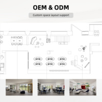 Cabina de oficina insonorizada con reducción de ruido de 28-35dB, cabina silenciosa para conferencias y reuniones de oficina.