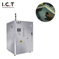 Nouvelle conception de machine de nettoyage de pochoirs SMT en ligne, fonctionnement stable pour la production en série, tâches de lavage de pochoirs en acier pour PCB