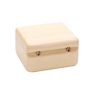 Caja de música de madera lisa natural, caja de música de madera para grabar <span class=keywords><strong>canciones</strong></span> personalizadas - Product Image 4