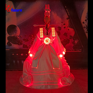 Performance programmabili fatte a mano indossano un abito luminoso, un <span class=keywords><strong>Costume</strong></span> <span class=keywords><strong>da</strong></span> <span class=keywords><strong>regina</strong></span> del periodo coreano - Product Image 3