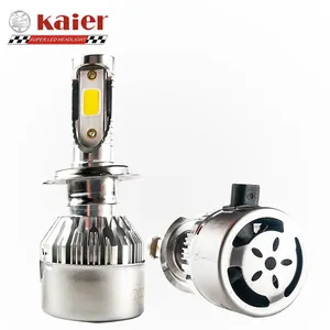 KAIER 2021 LED v6 H7 Car Headlight Super Bright Original Bulb Led Auto Headlight Ice White Cooling Fan Headlights