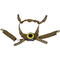 Casque tactique de combat REVIXUN WENDY en nylon noir, sangle de mentonnière, système de suspension X-Nape, ajustement confortable, taille personnalisable
