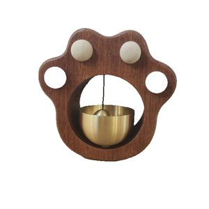 Moderne Japanse Draadloze Deurbel Houten Wind Gong Voor Entree Decoratieve Opknoping Bel Voor <span class=keywords><strong>Home</strong></span> Opening Deur Bel Decoratie - Product Image 3