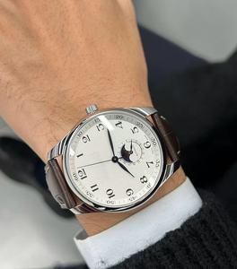 Reloj de Moda para Hombre de Acero Inoxidable con Esfera de Cristal de Zafiro, Movimiento Mecánico, Resistente al Agua, Caja de 40 mm - Product Image 2