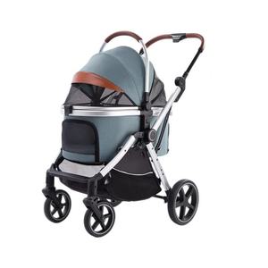 One-Button Automatic Large Space Dog Cart for Outdoor Shopping & Travel Pet Carriers Product - Product Image 1