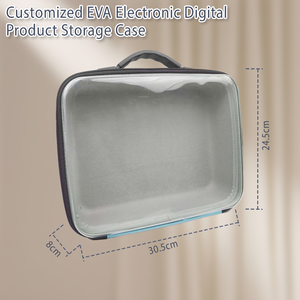 Caja electrónica protectora portátil transparente personalizada, bolsa con cremallera duradera y a prueba de golpes para llevar productos electrónicos - Product Image 3