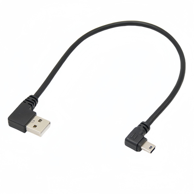 Mini Right Angle Usb Cable 3m USB 2.0 RIGHT LEFT ANGLED MINI 90 DEGREE CABLE
