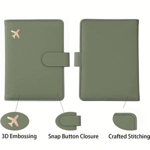 Cartera Unisex con Bloqueo RFID, Multifuncional, para Documentos y Tarjetas de Crédito, para Viajes al Extranjero - Product Image 2