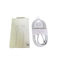 Kabel Pengisian Cepat 25W 5A 1m Tipe-C Berbahan Nilon Kepang dengan Selubung TPE untuk Penggunaan Ponsel Tipe-C ke Tipe-C Grosir