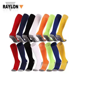 RL-B071 Tùy Chỉnh Logo Thanh Niên Grip Chống Trượt Vớ Bóng Đá Bóng Đá Sox Bóng Đá Vớ Với Grip