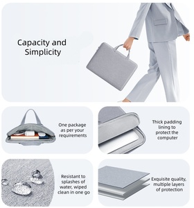 NEW Universal <b>Computer</b> Slim Bag Multi-Device Laptop Sleeve <b>with</b> Handle 14 15 Inch Notebook Travel for iPad <b>Tablet</b> Cover - Product Image 5