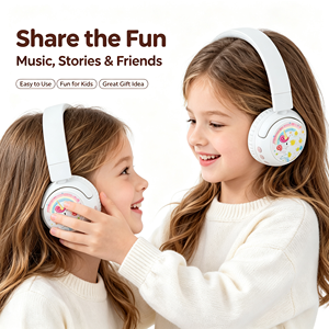 Casque Bluetooth pour enfants avec motif mignon, casque à réduction de bruit ANC, casque audio stéréo pour enfants pour l'étude - Product Image 4