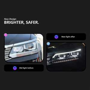 Nuevo conjunto de faros delanteros 12V 55W LED con señal de giro secuencial y luz diurna de alta potencia 55W para una iluminación brillante - Product Image 4