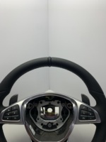 Volant sport Mercedes W212 C207 en fibre de carbone et cuir, 4/3 branches, compatible W204/W218/W207/W172/C63/Classe S/Classe E/Classe G/C43/
