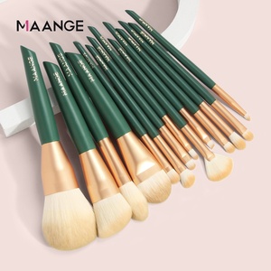 MAANGE-brocha <span class=keywords><strong>de</strong></span> maquillaje con logotipo personalizado, conjunto <span class=keywords><strong>de</strong></span> brochas cosméticas <span class=keywords><strong>de</strong></span> nailon vegana, bajo pedido mínimo, 14 Uds. - Product Image 4