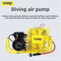 Compresseur d'air électrique portable DIDEEP 4500 PSI en acier inoxydable pour bouteille de plongée PCP réglable