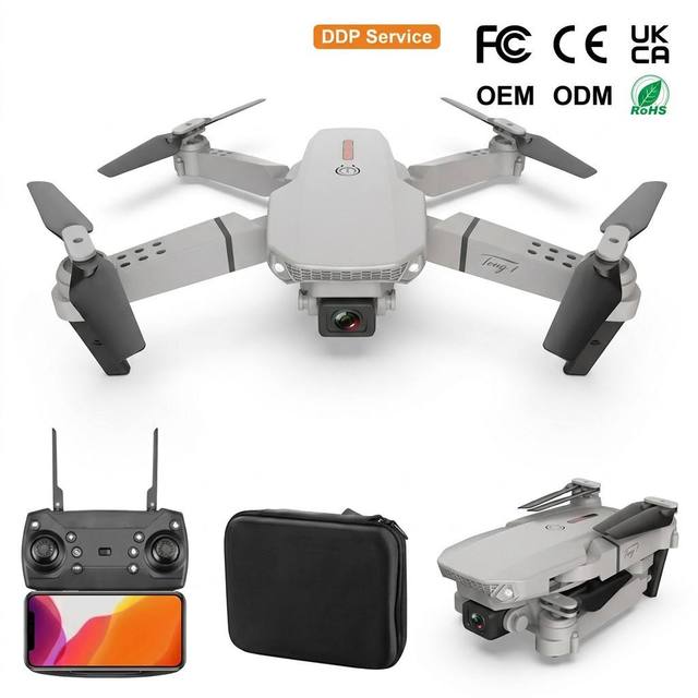 E88 Pro Beginner Mini Drone Dual Camera Foldable FPV RC Quadcopter with Gesture Control Bulk Buy Cheap Price