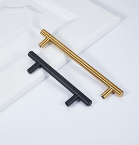 Wholesale Textured Modern Kitchen Cabinet <strong>Handles</strong> Drawer <strong>Pulls</strong> T <strong>Bar</strong> Stainless Steel Furniture <strong>Handles</strong> - Product Image 1