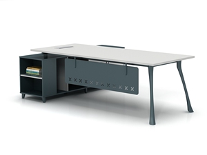 Custom Modern Executive Office Table for Boss/CEO Durable Modular Workstation - Product Image 2