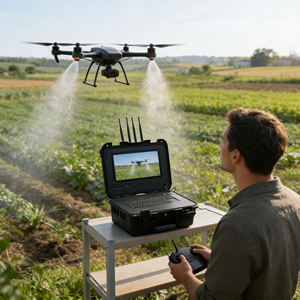 Moniteur <span class=keywords><strong>portable</strong></span> TFT LCD 1080P avec écran tactile capacitif 10 points, luminosité 1000 nits, compatible Windows/Android pour <span class=keywords><strong>station</strong></span> de sol de drone - Product Image 2