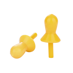 Tapones para los oídos de silicona de color naranja con reducción de ruido de 28dB, función de seguridad - Product Image 2