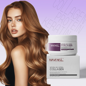 Maschera <span class=keywords><strong>per</strong></span> <span class=keywords><strong>Capelli</strong></span> Nutriente al Collagene Navensi, Trattamento Biologico alle Erbe <span class=keywords><strong>per</strong></span> Lucentezza, Morbidezza e Protezione del Colore, <span class=keywords><strong>per</strong></span> <span class=keywords><strong>Capelli</strong></span> Secchi - Product Image 1