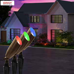 Luces de Jardín de Latón Gouly, Buen Precio, UCS2904 RGBW, Luz de Paisaje con Cambio de Color, Foco para Césped - Product Image 1